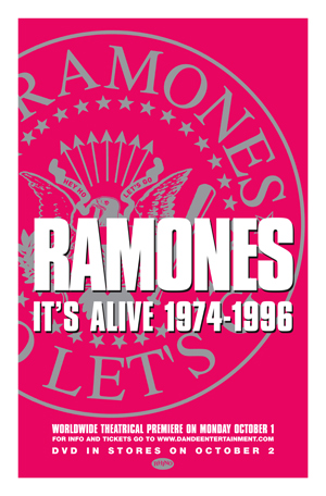 RAMONES “IT’S ALIVE: 1974 – 1996″